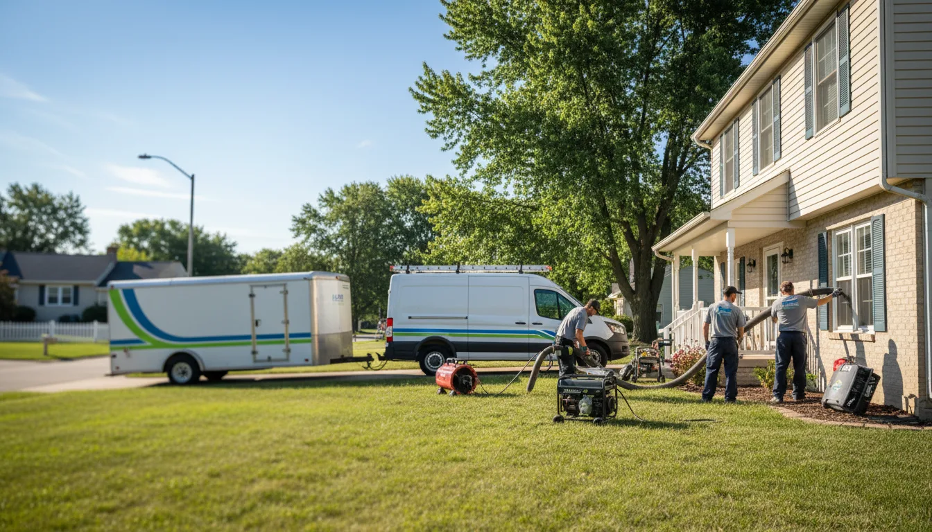 Flooded Basement Restoration And Cleanup With Repair in Fairgrove, MI near me